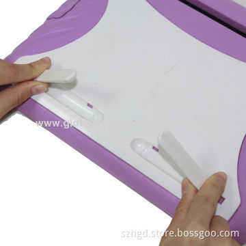 Smart Case for iPad 2/3/4 with Two Feet, Two Colors Combined Proportionally, Made of EVA material